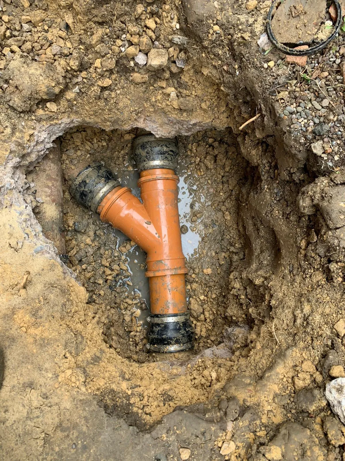 Expert drain excavation and sewer pipe replacement in Durham by Clear Drain NE.
