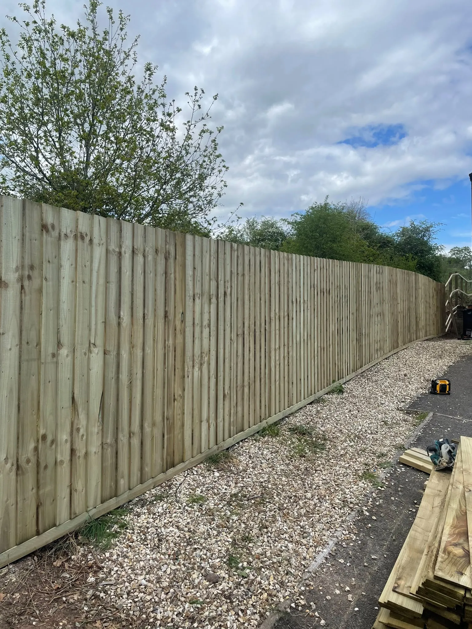 New Fence Installation by JDP Outdoor Solutions
