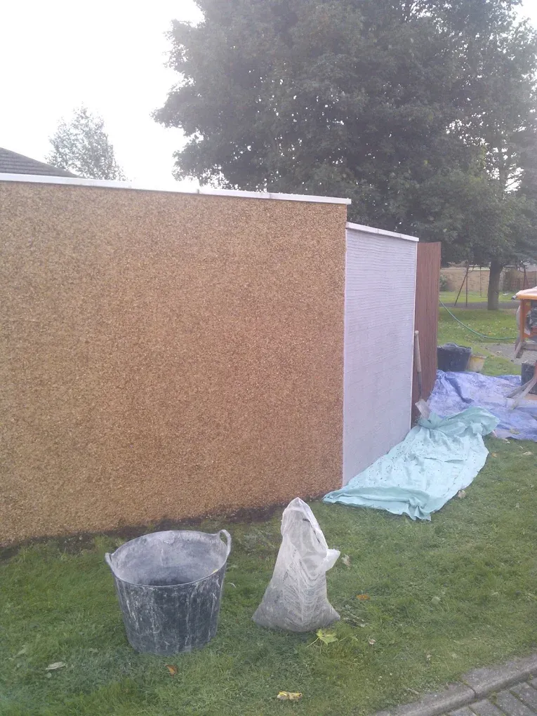 Roughcasting by Gordon Gardiner Slater & Plasterer