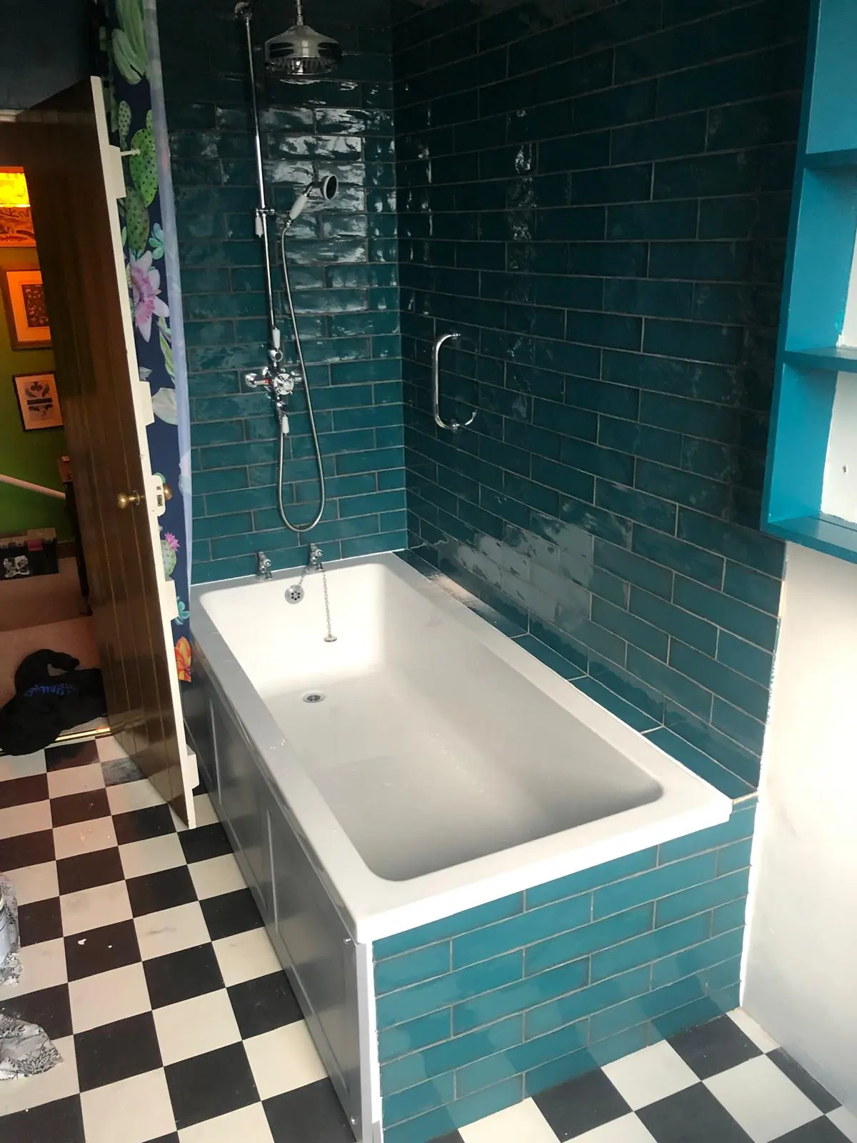 Professional bathroom plumbing and tiling installation in Frome by BC Plumbing.
