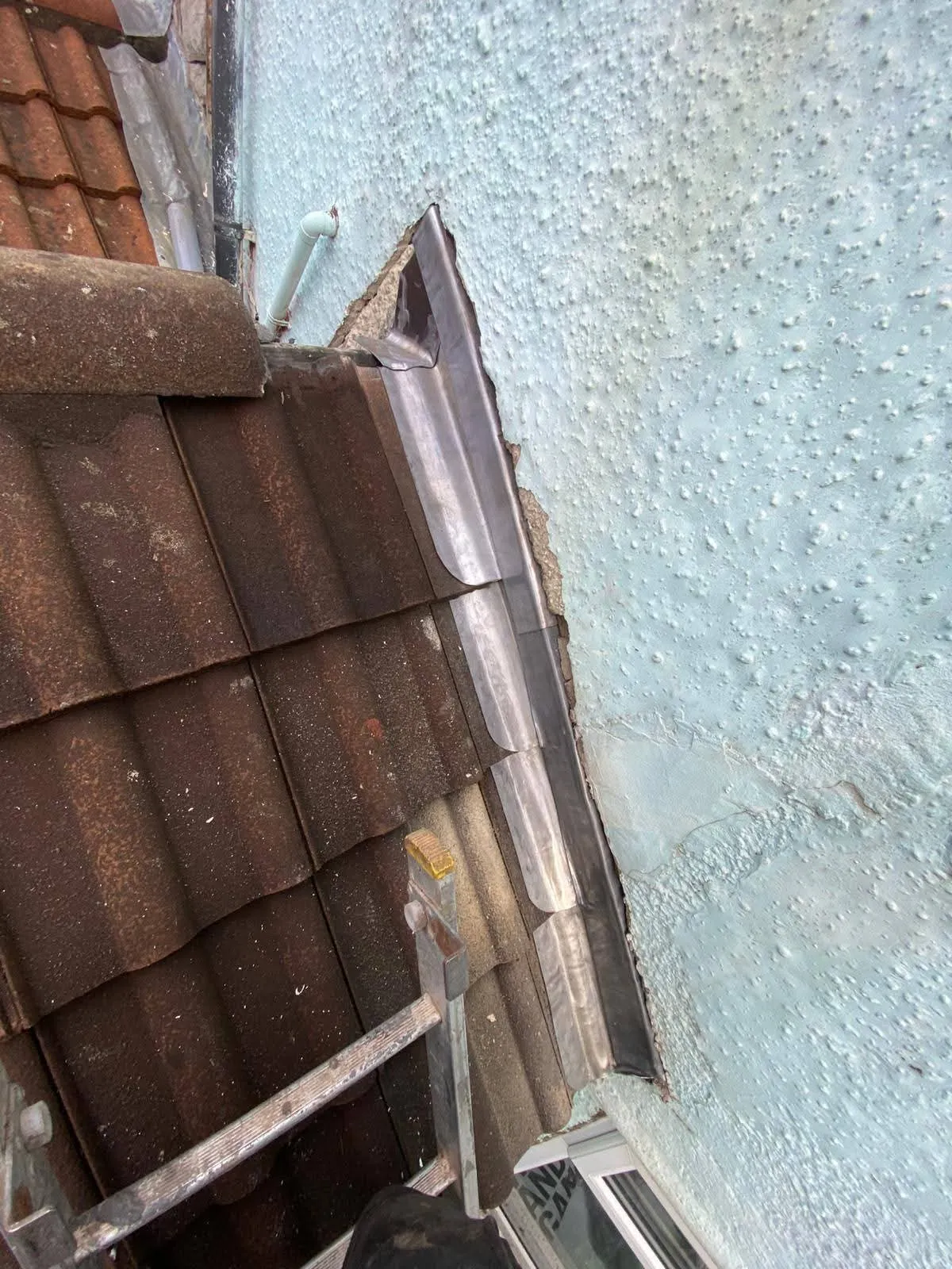 Expert leadwork and flashing installation on a domestic roof by NTL Roofing
