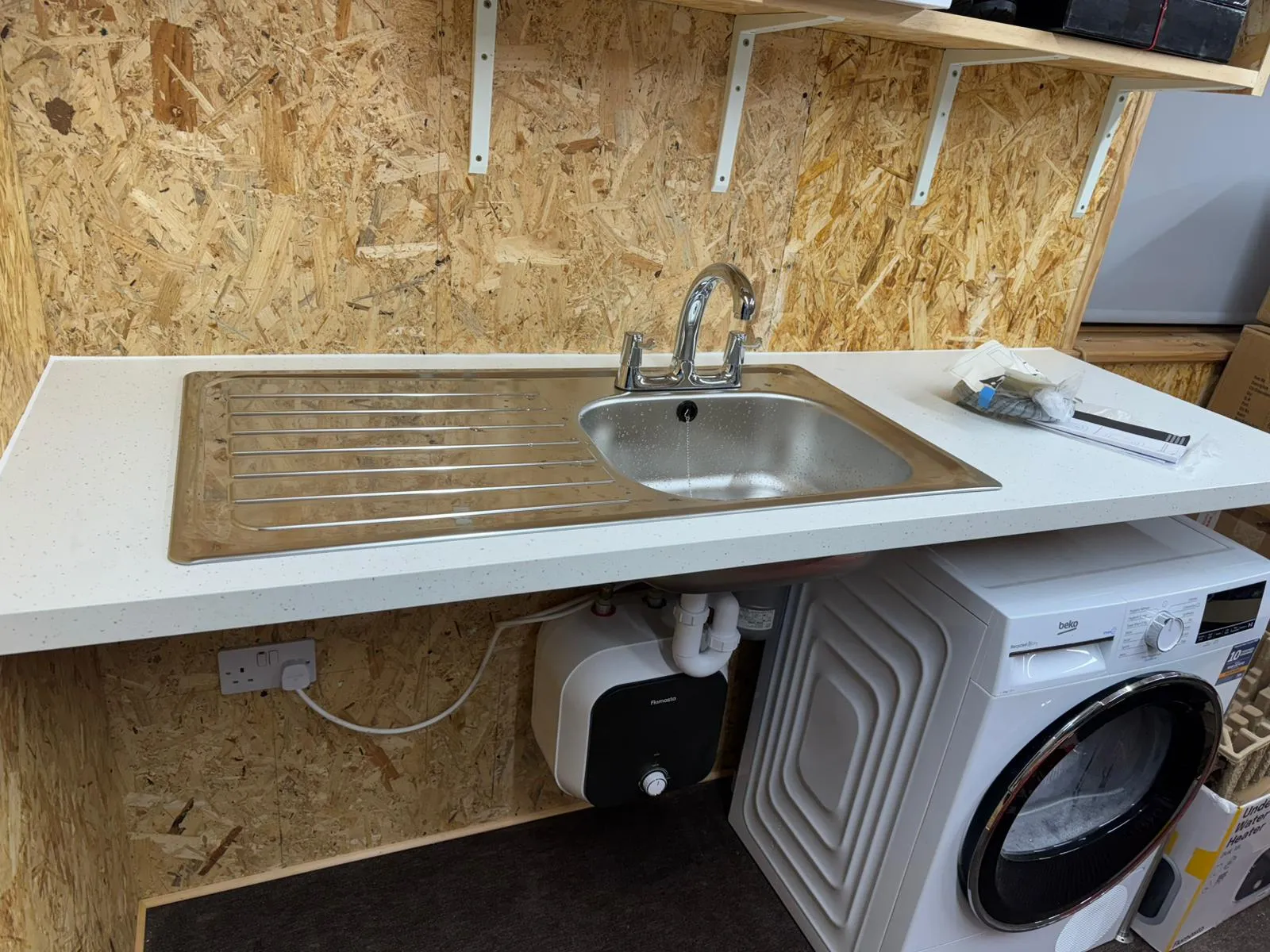 Undersink water heater and sink installation in Felixstowe