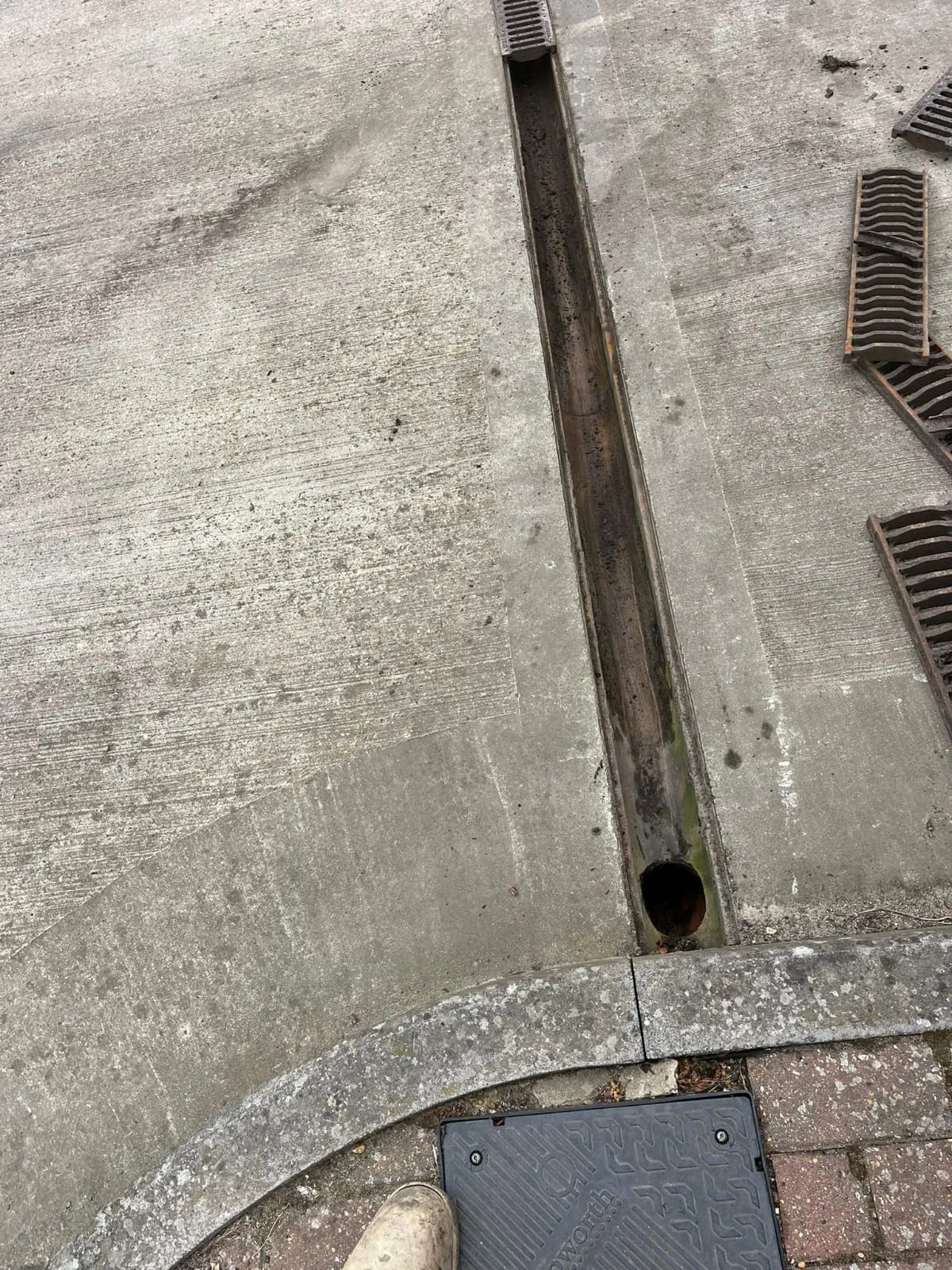 Professional channel drain cleaning and maintenance in Felixstowe by FLEX PROPERTY SERVICES.