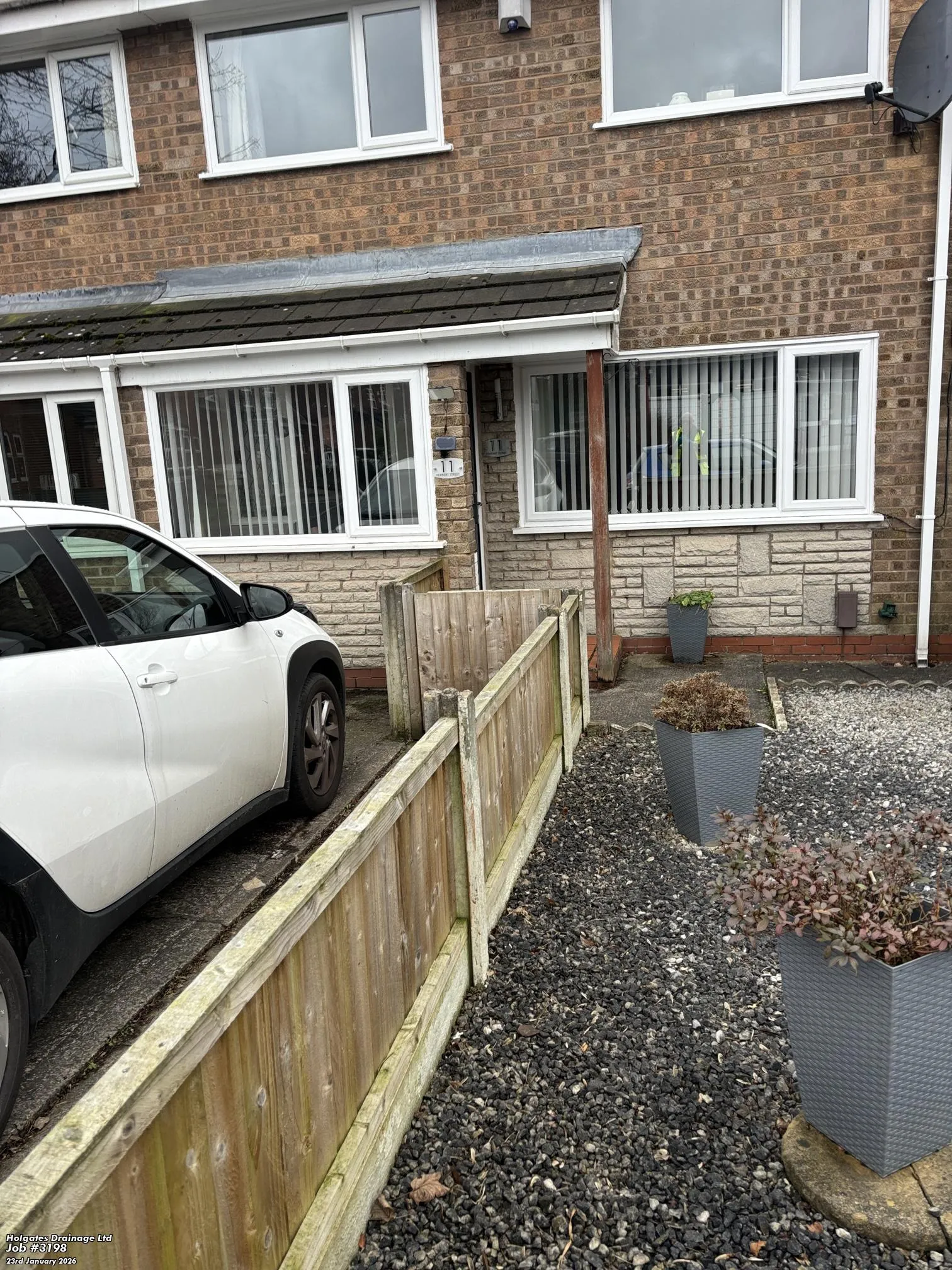 Exterior of a residential property in Lancashire undergoing pest control and drain inspection services by Pest Medic.
