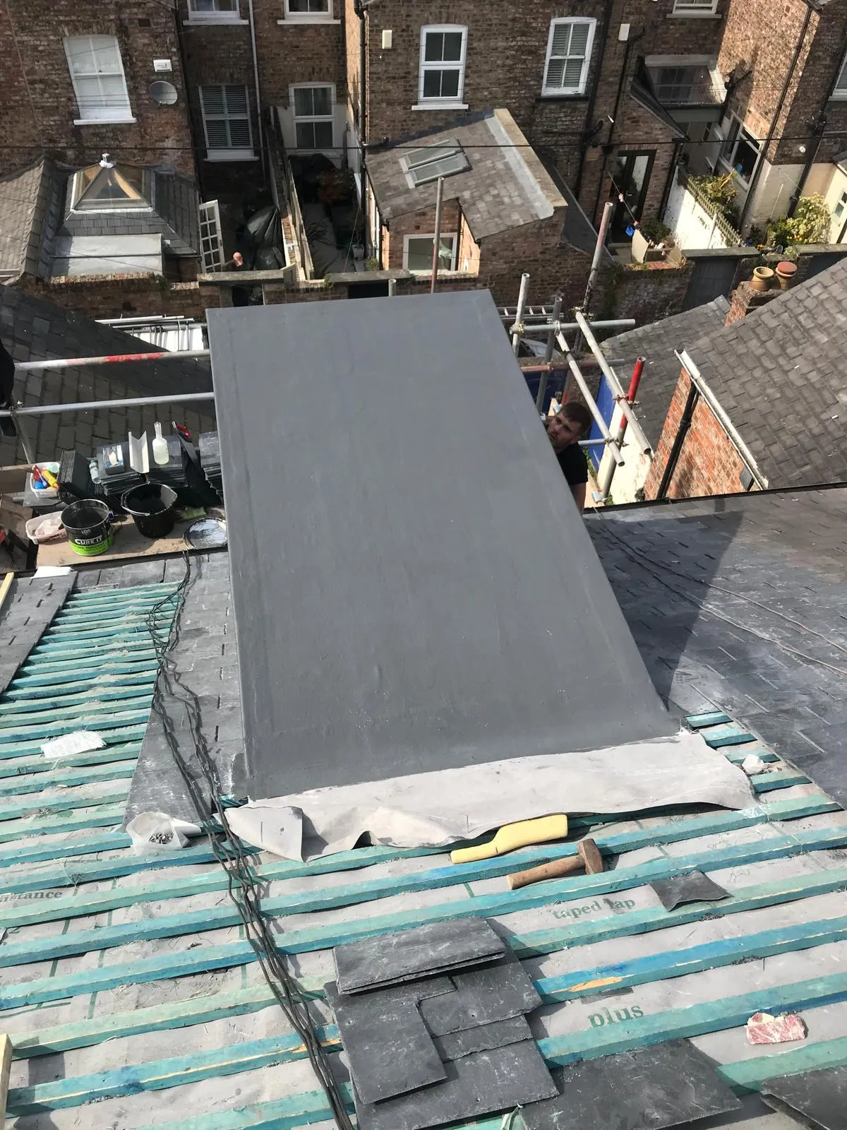 Flat Roof Repairs service by DSR Roofing York