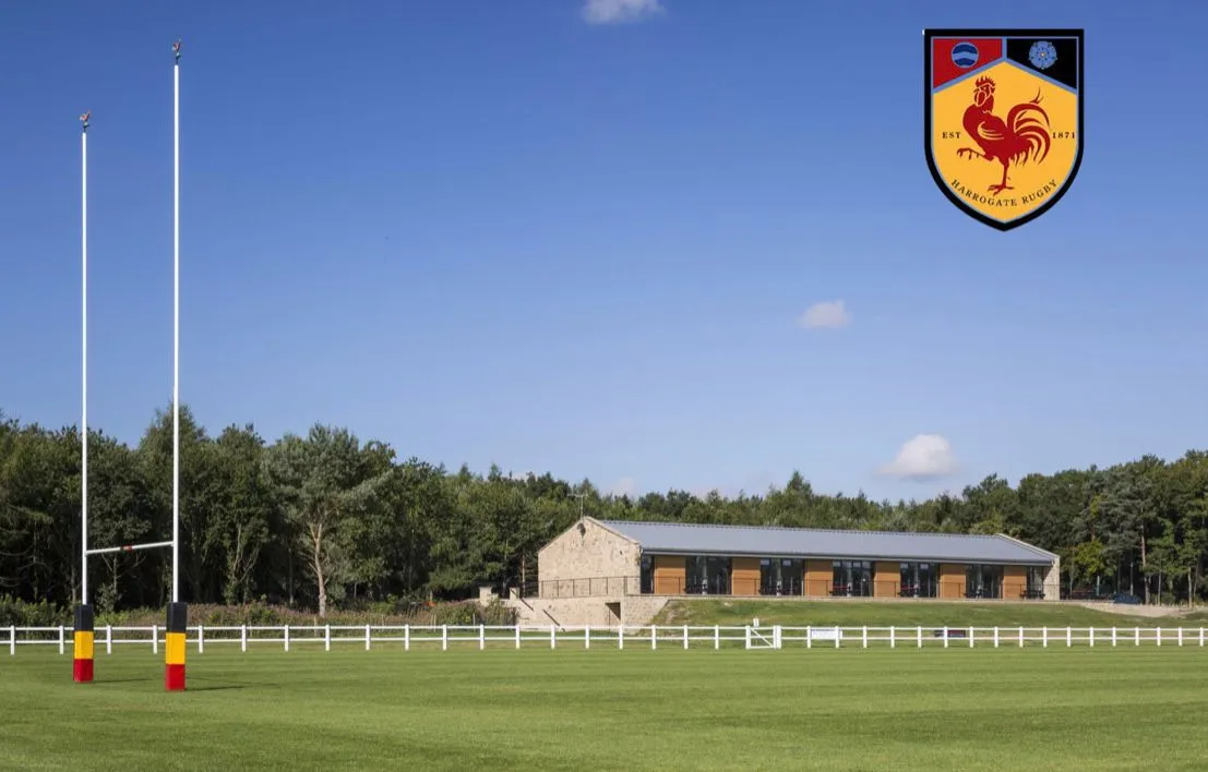 Harrogate Rugby Club grounds and clubhouse in North Yorkshire