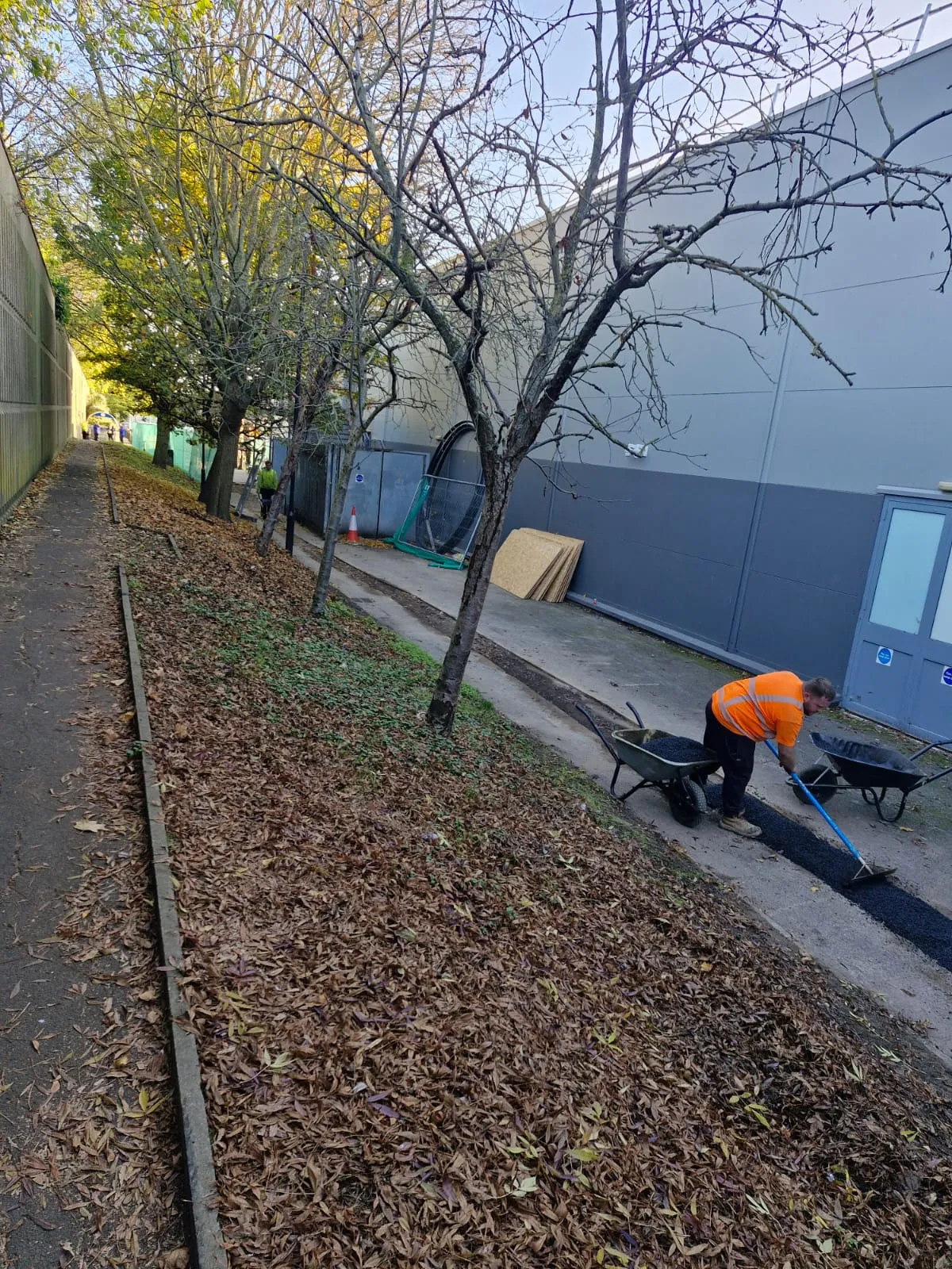 Professional civils groundworks and tarmac reinstatement by Roberts Drainage Ltd in Cambridgeshire.