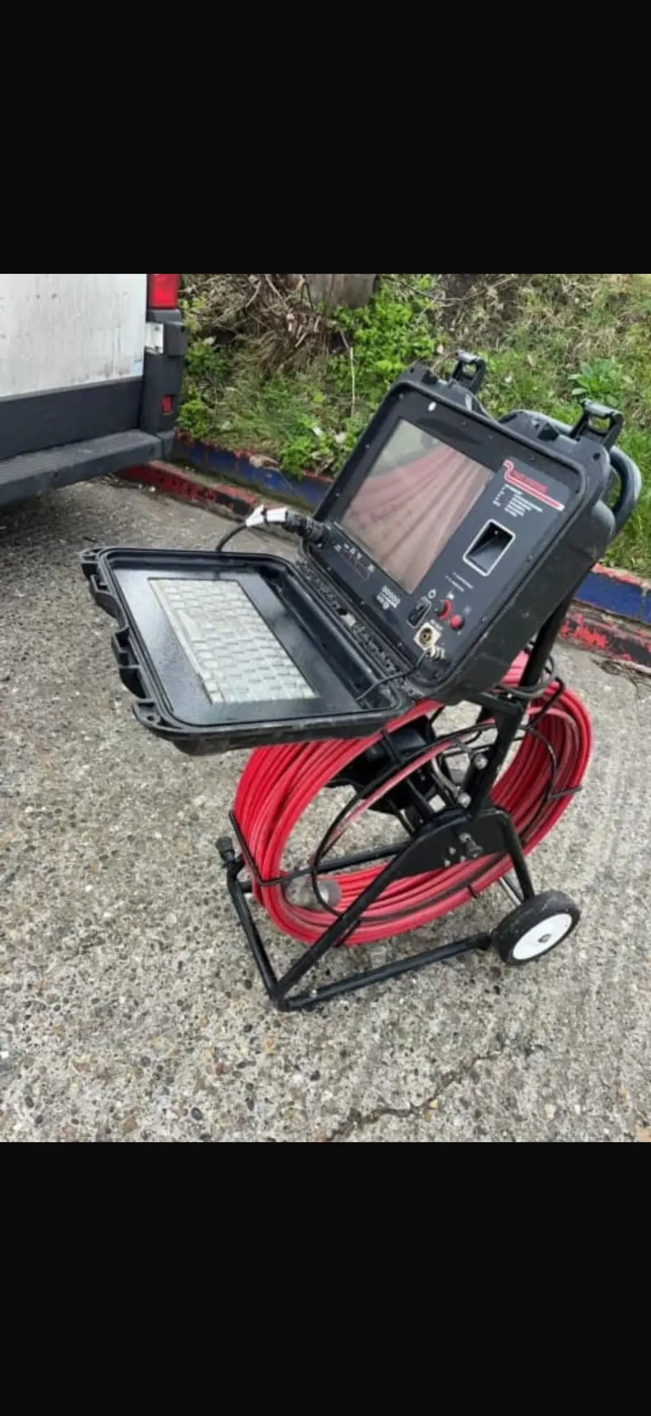 Advanced CCTV drain inspection camera system used for professional drain surveys in Slough.