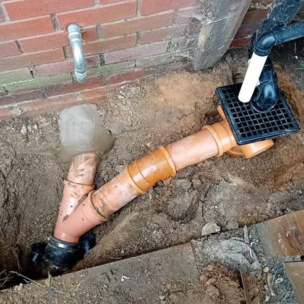Professional drain excavations and underground pipe repairs by Drain Medics