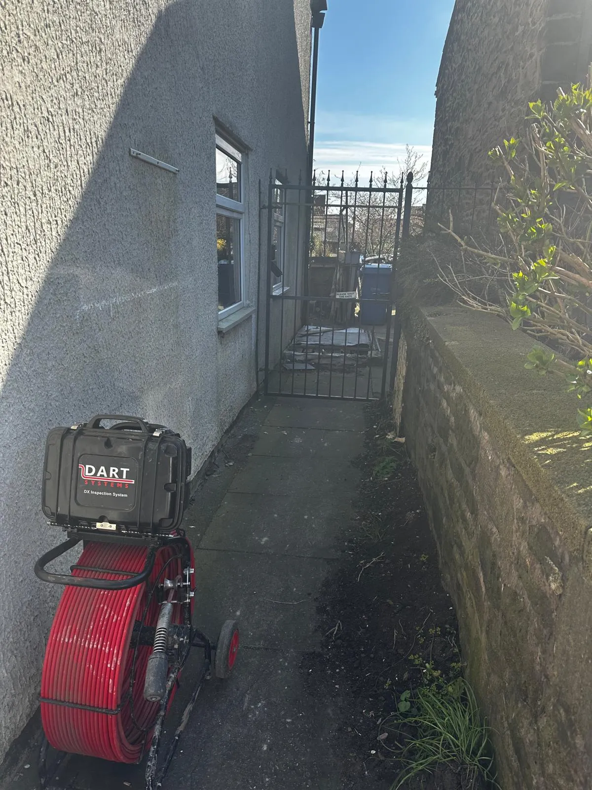 Drain Magic's advanced CCTV camera for a drain survey in Merseyside.