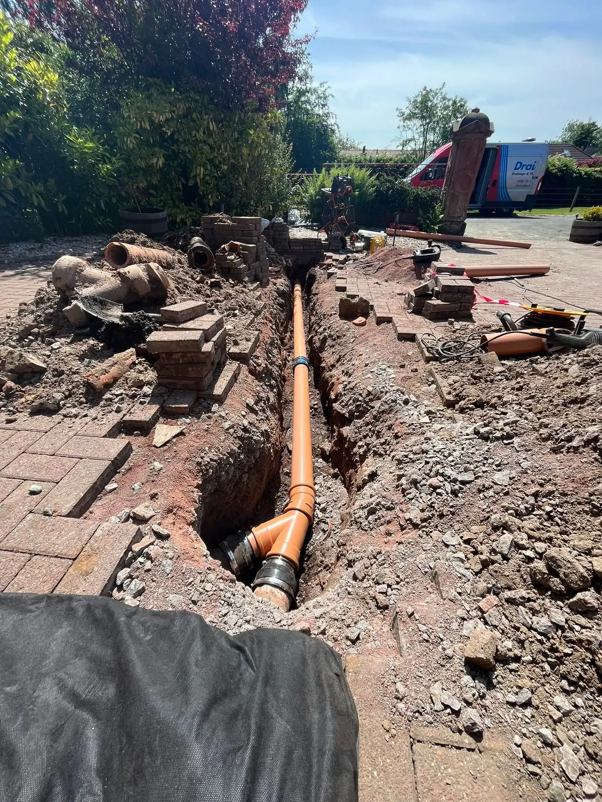 New Pipe Installations by CB Drainage Scotland