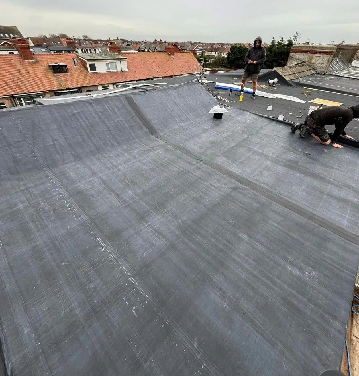 EPDM Rubber Roofing Specialists in Leeds by Renovation Roofing Ltd 