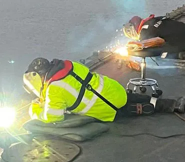 Specialist marine fabrication and ship repair services in Southampton by RA Steelworks Services LTD.