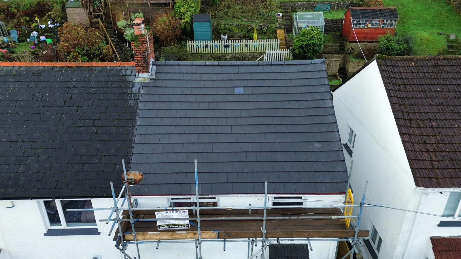 Professional new pitched roof installation by PRS Roofing in Gloucestershire