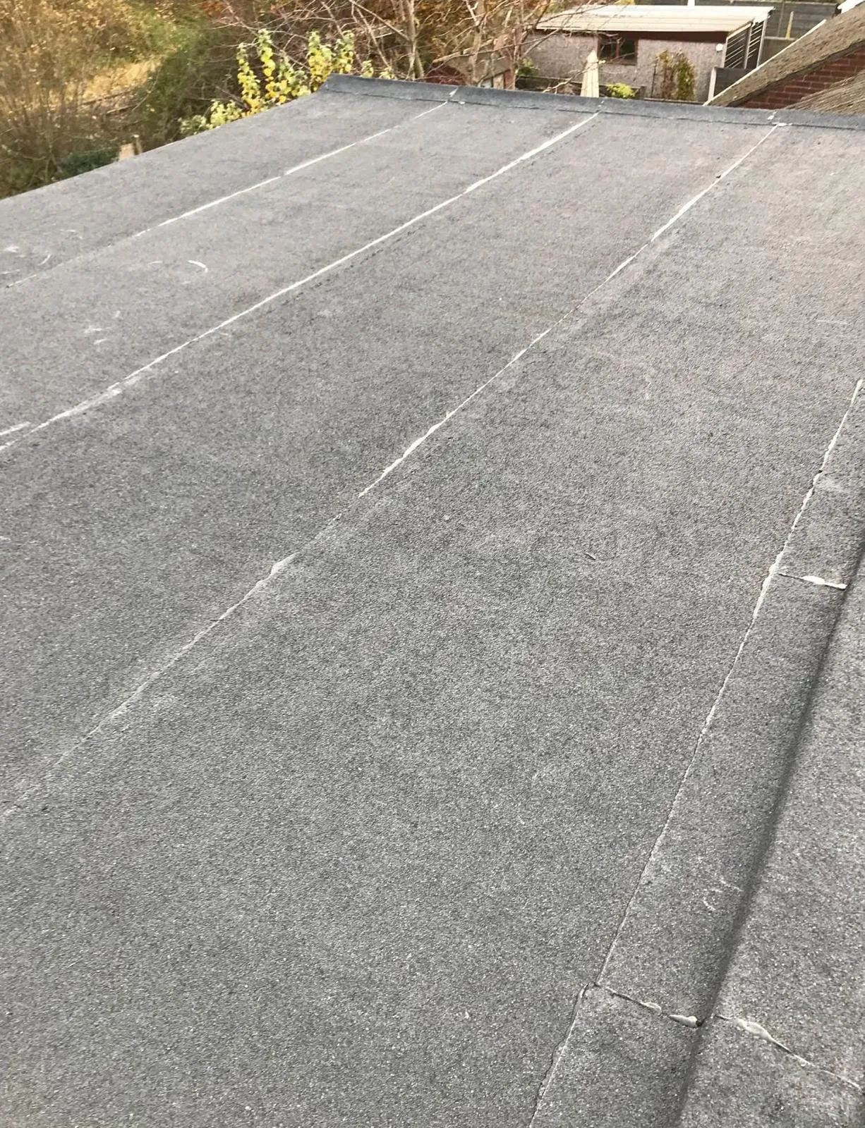 High-quality traditional felt roofing installation by Firmus Roofing & Building in Buckinghamshire.