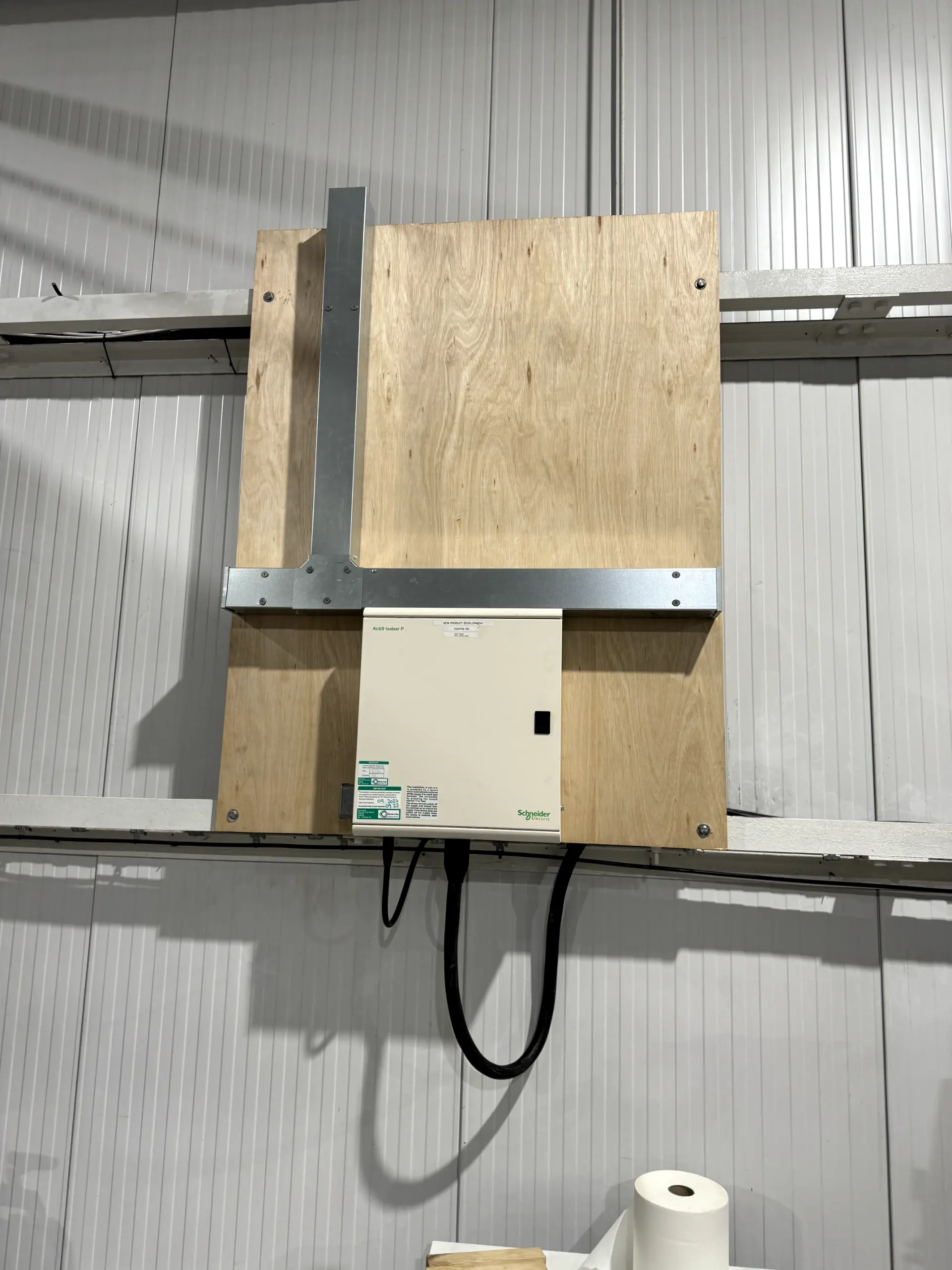 Commercial electrical distribution board and trunking installation in Warrington by JH Electrical Contractors Ltd