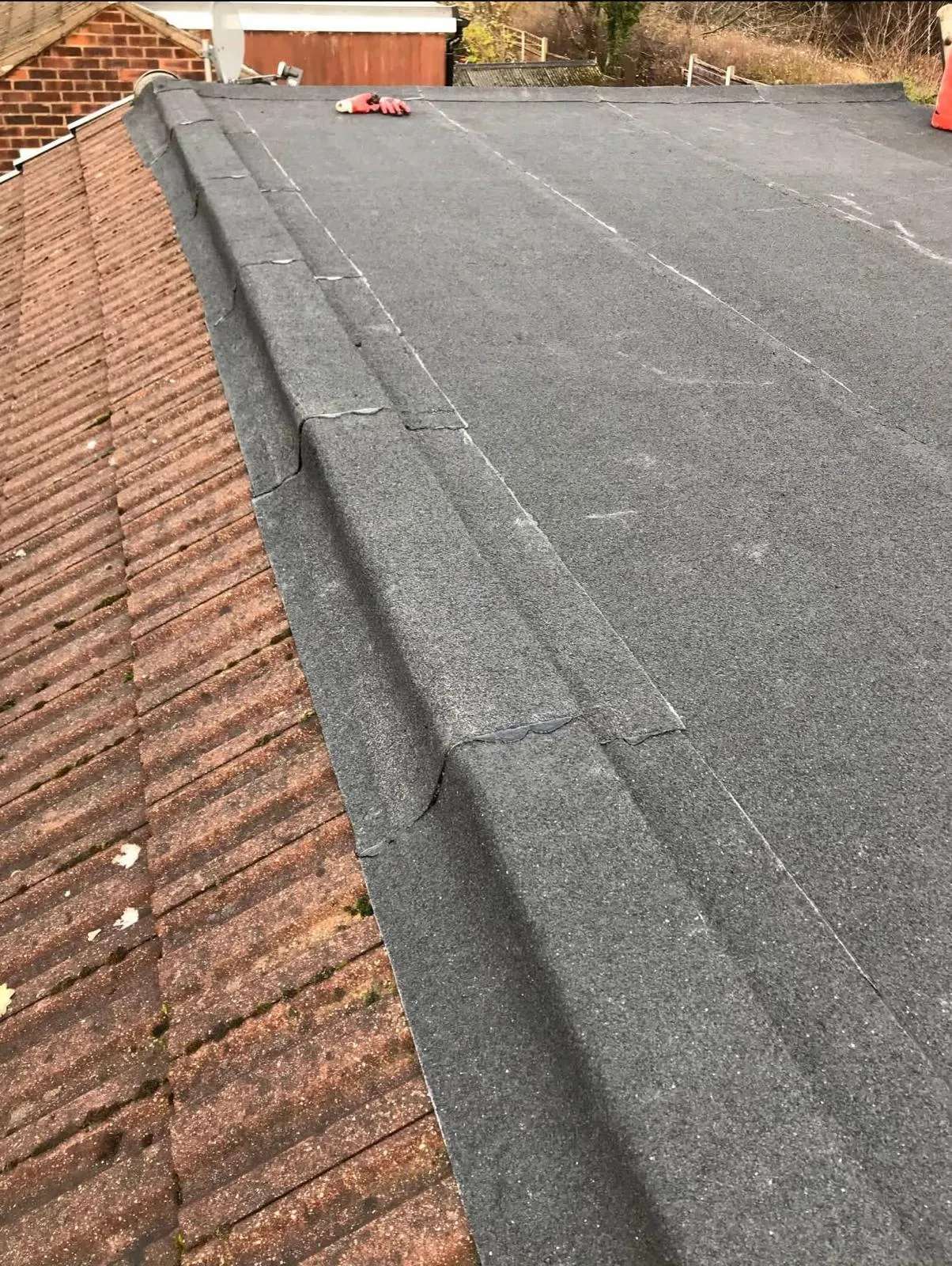 High-quality traditional felt roofing installation by Firmus Roofing & Building in Aylesbury.