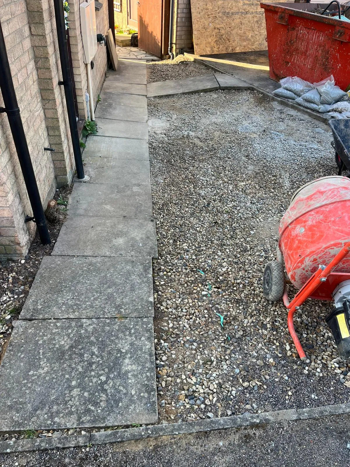 Groundworks and driveway preparation by FLEX PROPERTY SERVICES in Suffolk