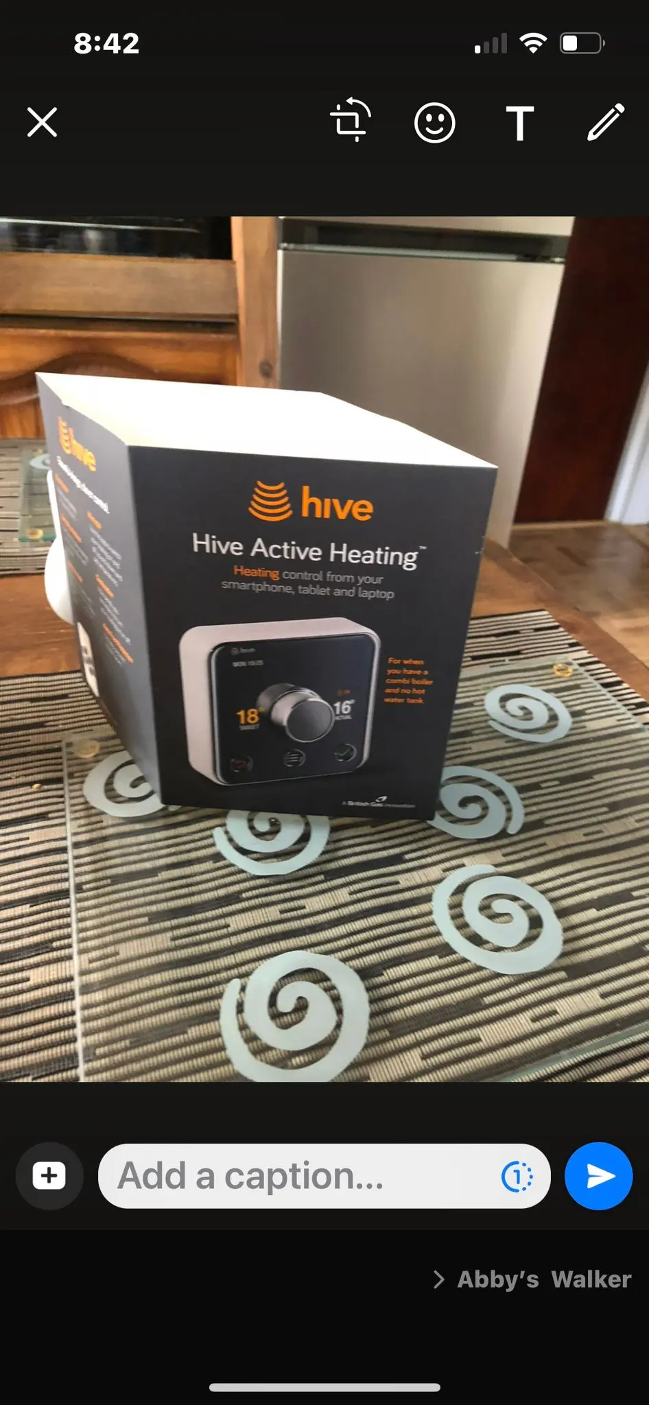 Hive Active Heating smart thermostat box for professional installation in Wolverhampton